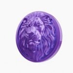 Rond Classica Lion Endormi Lilas Sombre taille Header – Holdon - Holdon Paris