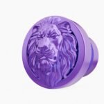 Rond Classica Lion Endormi Lilas Sombre - Holdon Paris