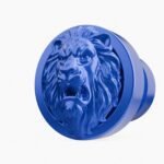 Rond Classica Lion Rugissant Bleu Electrique - Holdon Paris