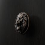 Rond Classica Lion Rugissant Bronze Ancien - Holdon Paris