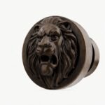Rond Classica Lion Rugissant Bronze Ancien - Holdon Paris