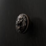 Rond Classica Lion Rugissant Bronze Ancien - Holdon Paris