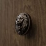 Rond Classica Lion Rugissant Bronze Mat - Holdon Paris