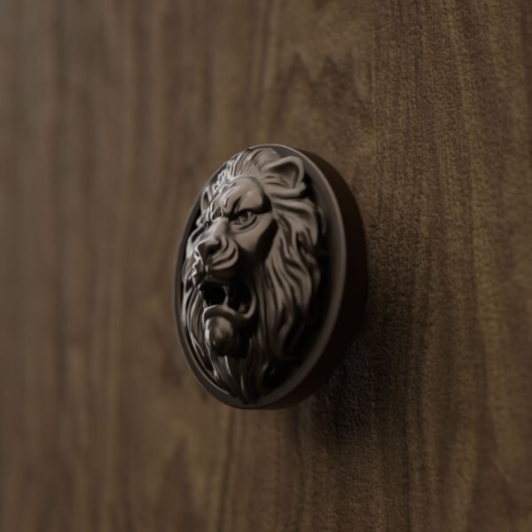 Rond Classica — Lion Rugissant — L — Bronze Mat