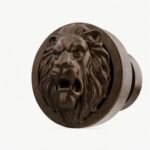 Rond Classica Lion Rugissant Bronze Mat - Holdon Paris