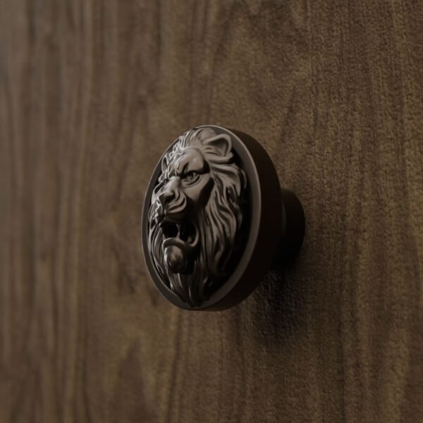 Rond Classica — Lion Rugissant — M — Bronze Mat