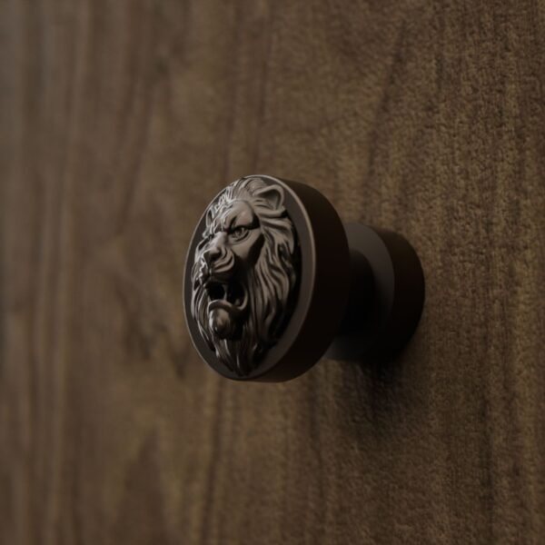 Rond Classica — Lion Rugissant — S — Bronze Mat