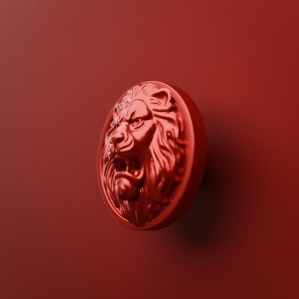 Classica Round, Roaring Lion, L, Candy Red