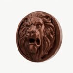 Rond Classica Lion Rugissant Cuivre Satiné taille Header – Holdon - Holdon Paris