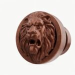 Rond Classica Lion Rugissant Cuivre Satiné - Holdon Paris