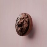Rond Classica Lion Rugissant Cuivre Satiné - Holdon Paris