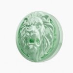 Rond Classica Lion Rugissant Emeraude Claire taille Header – Holdon - Holdon Paris