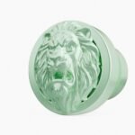 Rond Classica Lion Rugissant Emeraude Claire - Holdon Paris
