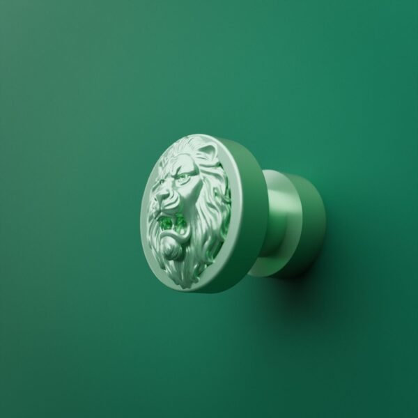 Classica Round, Roaring Lion, S, Light Emerald