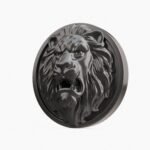 Rond Classica Lion Rugissant Gris Titane taille Header – Holdon - Holdon Paris