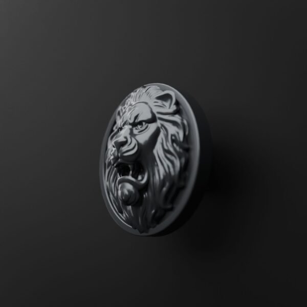 Classica Round, Roaring Lion, L, Titanium Gray