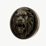 Rond Classica Lion Rugissant Laiton Ancien - Holdon Paris