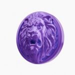 Rond Classica Lion Rugissant Lilas Sombre taille Header – Holdon - Holdon Paris
