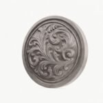 Rond Classica Rinceaux Aluminium Satiné taille Header – Holdon - Holdon Paris