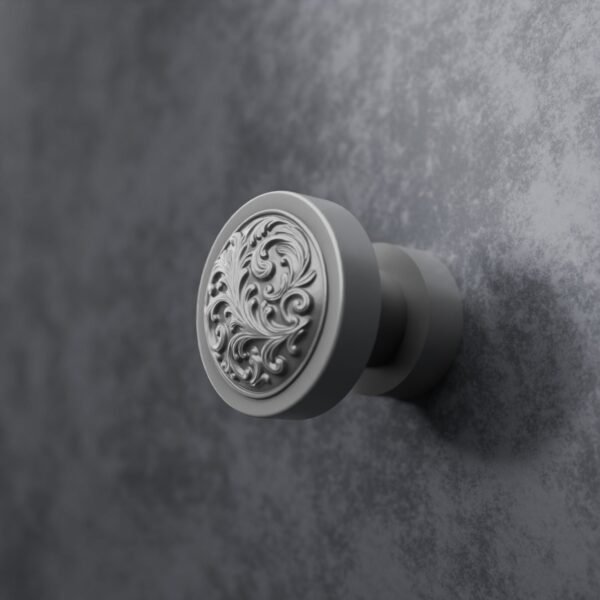 Rond Classica — Rinceaux — S — Aluminium Satiné