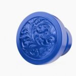 Rond Classica Rinceaux Bleu Electrique - Holdon Paris