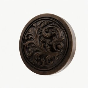 Rond Classica Rinceaux Bronze Ancien taille Header – Holdon - Holdon Paris
