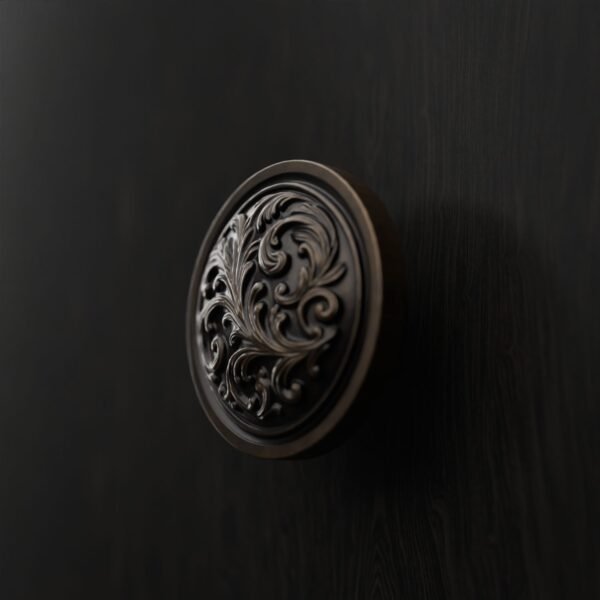 Rond Classica — Rinceaux — L — Bronze Ancien