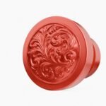 Rond Classica Rinceaux Candy Red - Holdon Paris