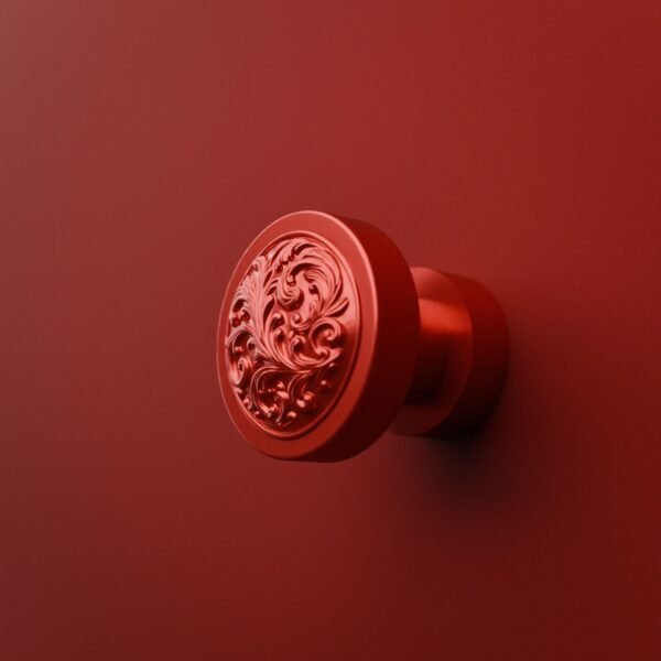 Rond Classica — Rinceaux — S — Candy Red