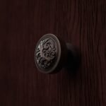 Classica Round, Scrollwork, S, Antique Copper