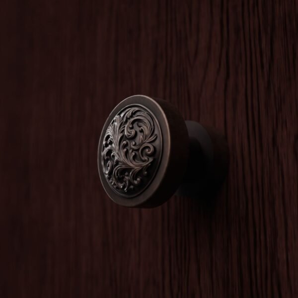 Classica Round, Scrollwork, S, Antique Copper