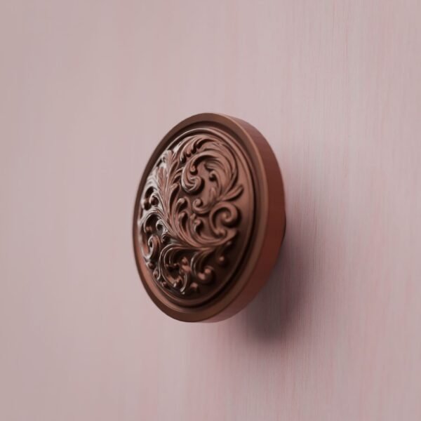 Rond Classica — Rinceaux — L — Cuivre Satiné