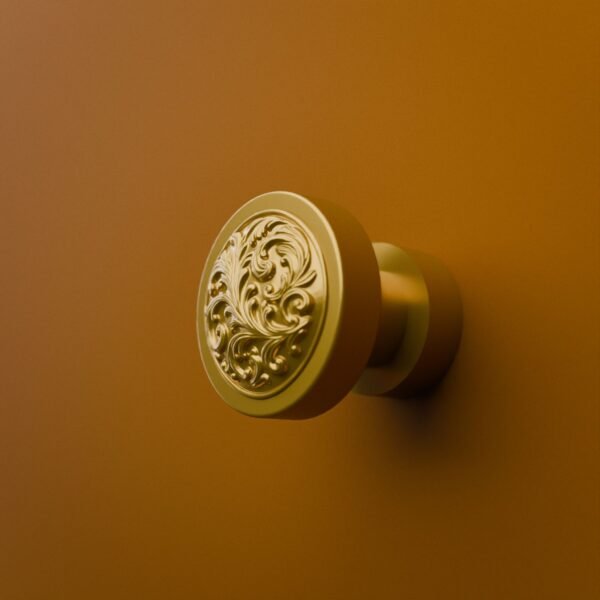 Classica Round, Scrollwork, S, Golden Sun