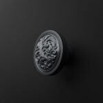 Rond Classica Rinceaux Gris Titane - Holdon Paris