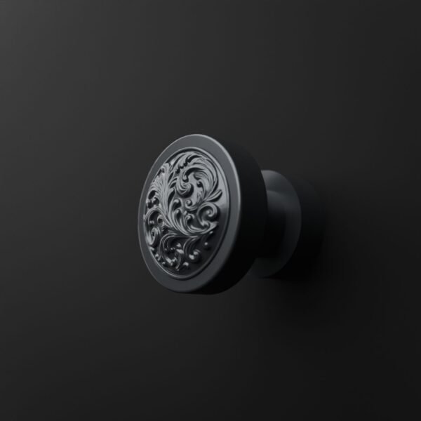 Rond Classica — Rinceaux — S — Gris Titane