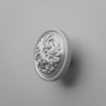 Rond Classica Rinceaux Gris argenté - Holdon Paris