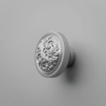 Rond Classica Rinceaux Gris argenté - Holdon Paris