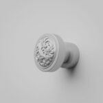 Rond Classica Rinceaux White Snow - Holdon Paris
