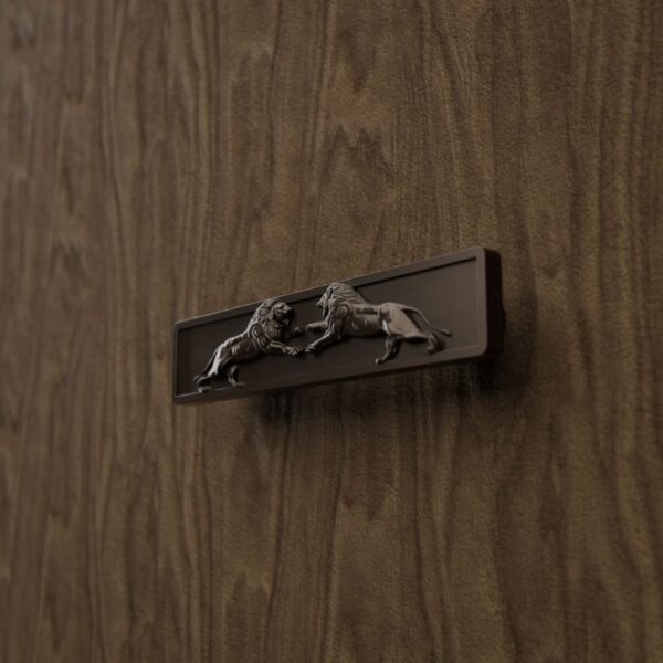 Barre Palazzo — Lion Rugissant — M — Bronze Mat