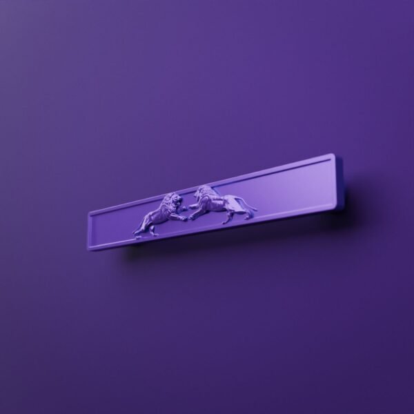 Barre Palazzo — Lion Rugissant — XL — Lilas Sombre