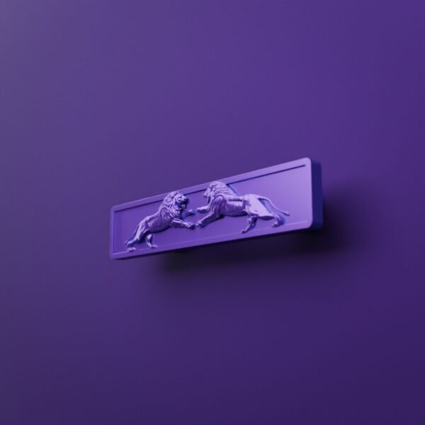 Barre Palazzo — Lion Rugissant — S — Lilas Sombre