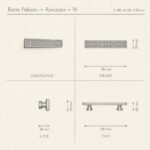 Barre Palazzo Rinceaux sketch 3D - Holdon Paris