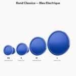 Poignée Rond Classica Essentiel Bleu Electrique — comparaison des tailles — Holdon Paris