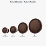Poignée Rond Classica Essentiel Cuivre Ancien — comparaison des tailles — Holdon Paris