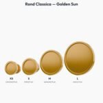 Poignée Rond Classica Essentiel Golden Sun — comparaison des tailles — Holdon Paris