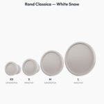 Poignée Rond Classica Essentiel White Snow — comparaison des tailles — Holdon Paris