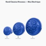 Poignée Rond Classica Rinceaux Bleu Electrique — comparaison des tailles — Holdon Paris