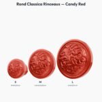 Poignée Rond Classica Rinceaux Candy Red — comparaison des tailles — Holdon Paris