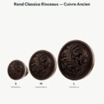 Poignée Rond Classica Rinceaux Cuivre Ancien — comparaison des tailles — Holdon Paris