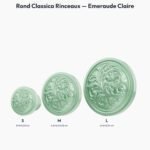 Poignée Rond Classica Rinceaux Emeraude Claire — comparaison des tailles — Holdon Paris